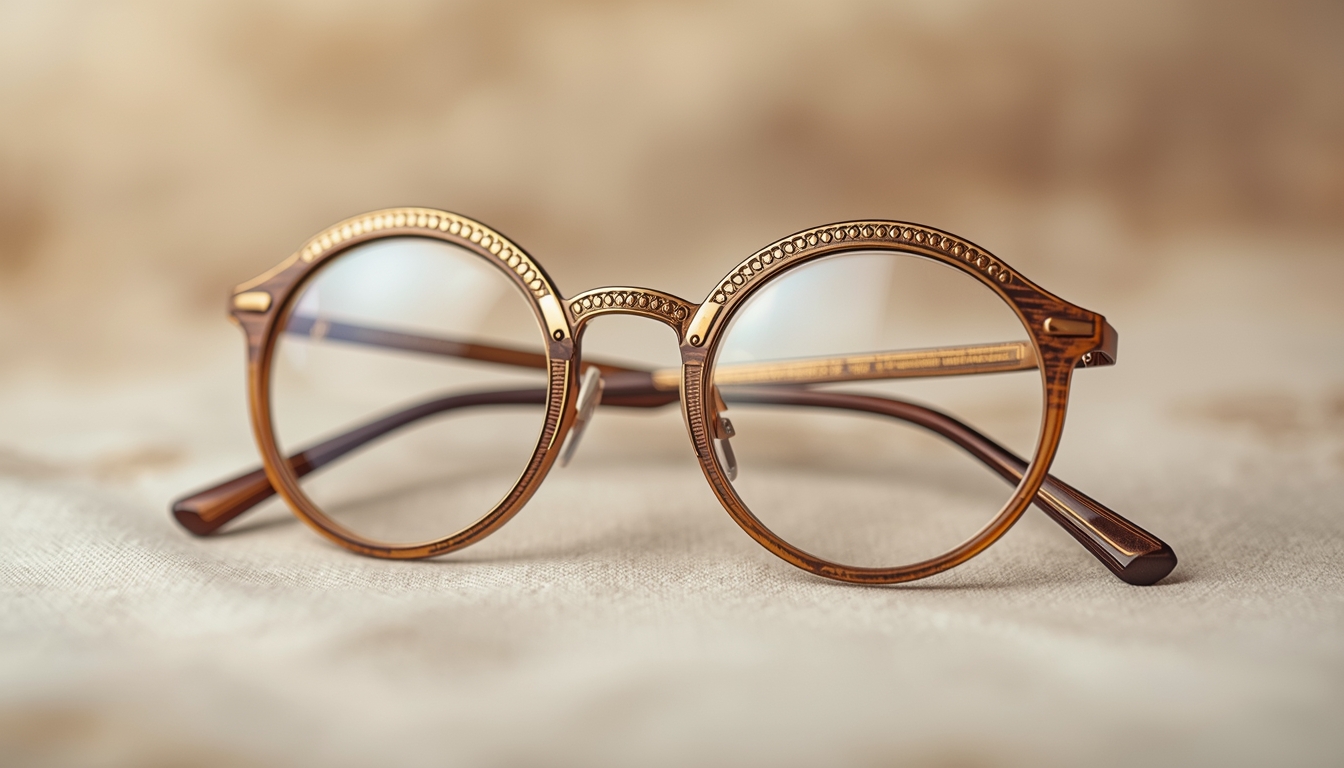 Round vintage-inspired eyewear