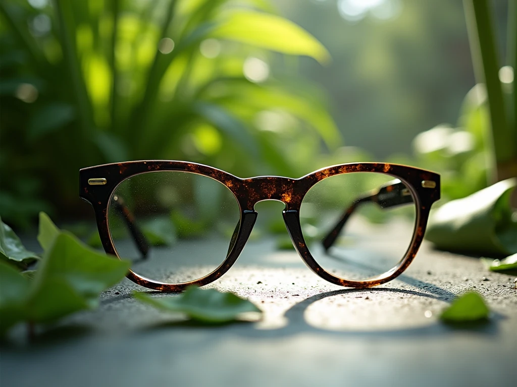 Sustainable materials used in eyewear production